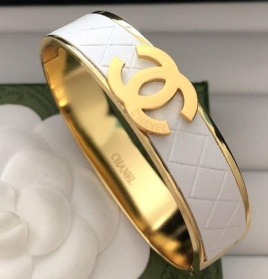 Wide Band Chanel Bangle