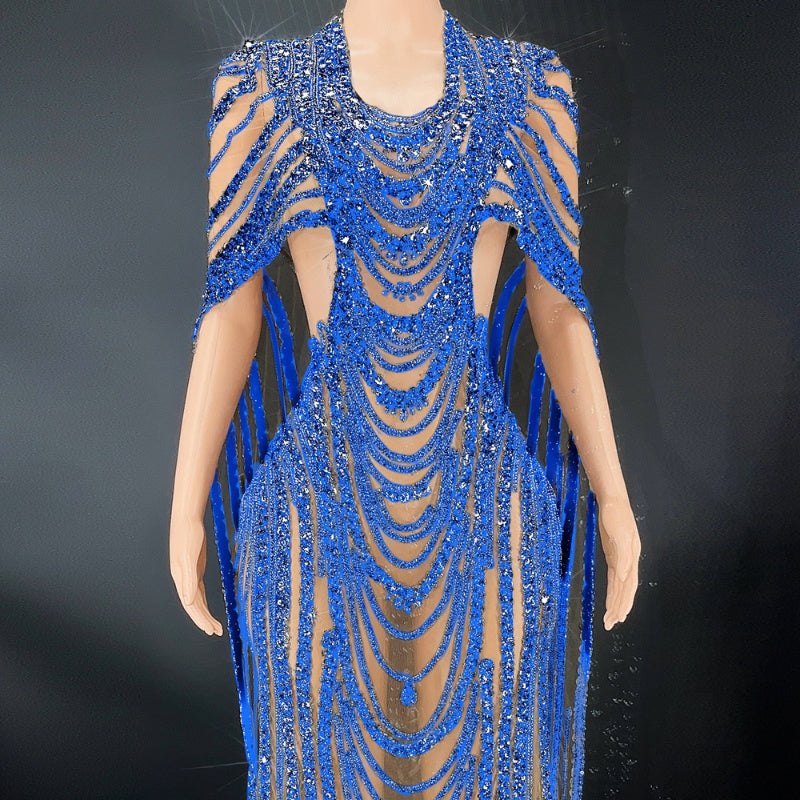 Celebrate Crystal Sequin Gown