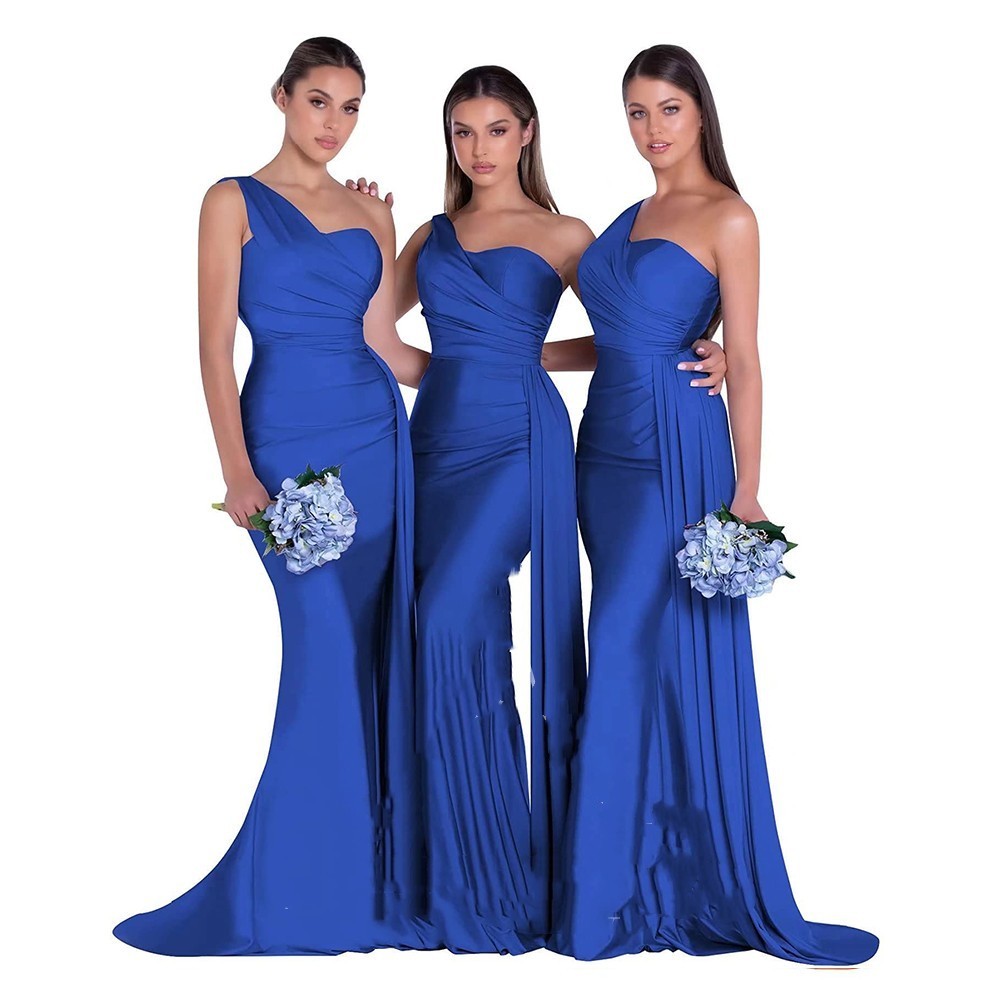 Mermaid One Shoulder Elegant Dress
