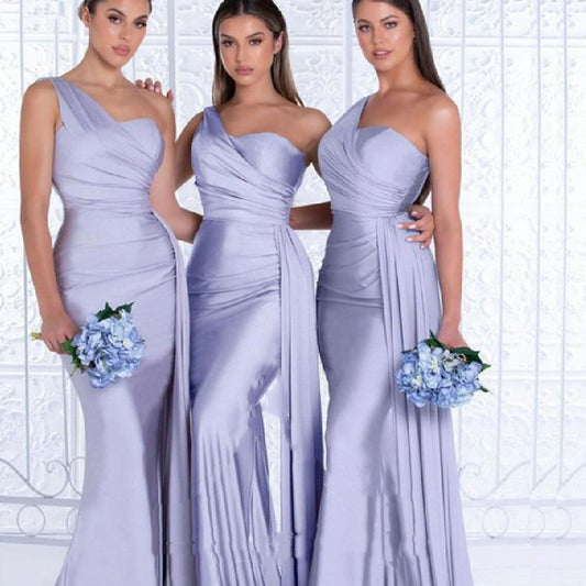 Mermaid One Shoulder Elegant Dress