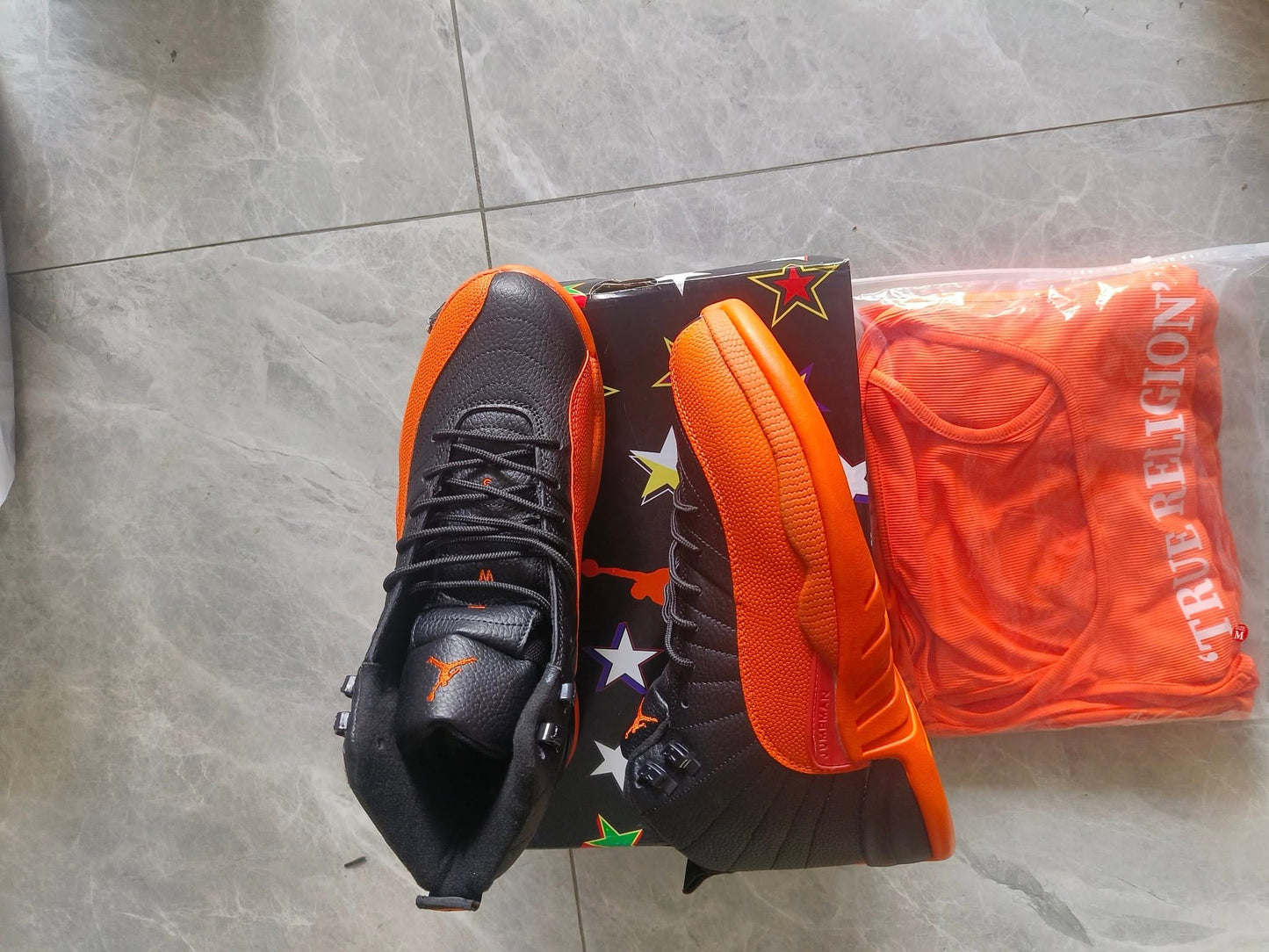 Jordan 12 Retro Black & orange