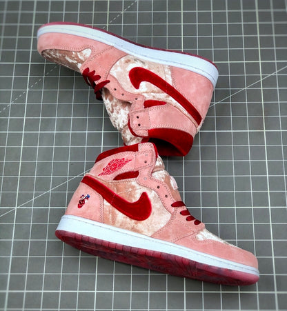 Pink Velvet Jordan 1